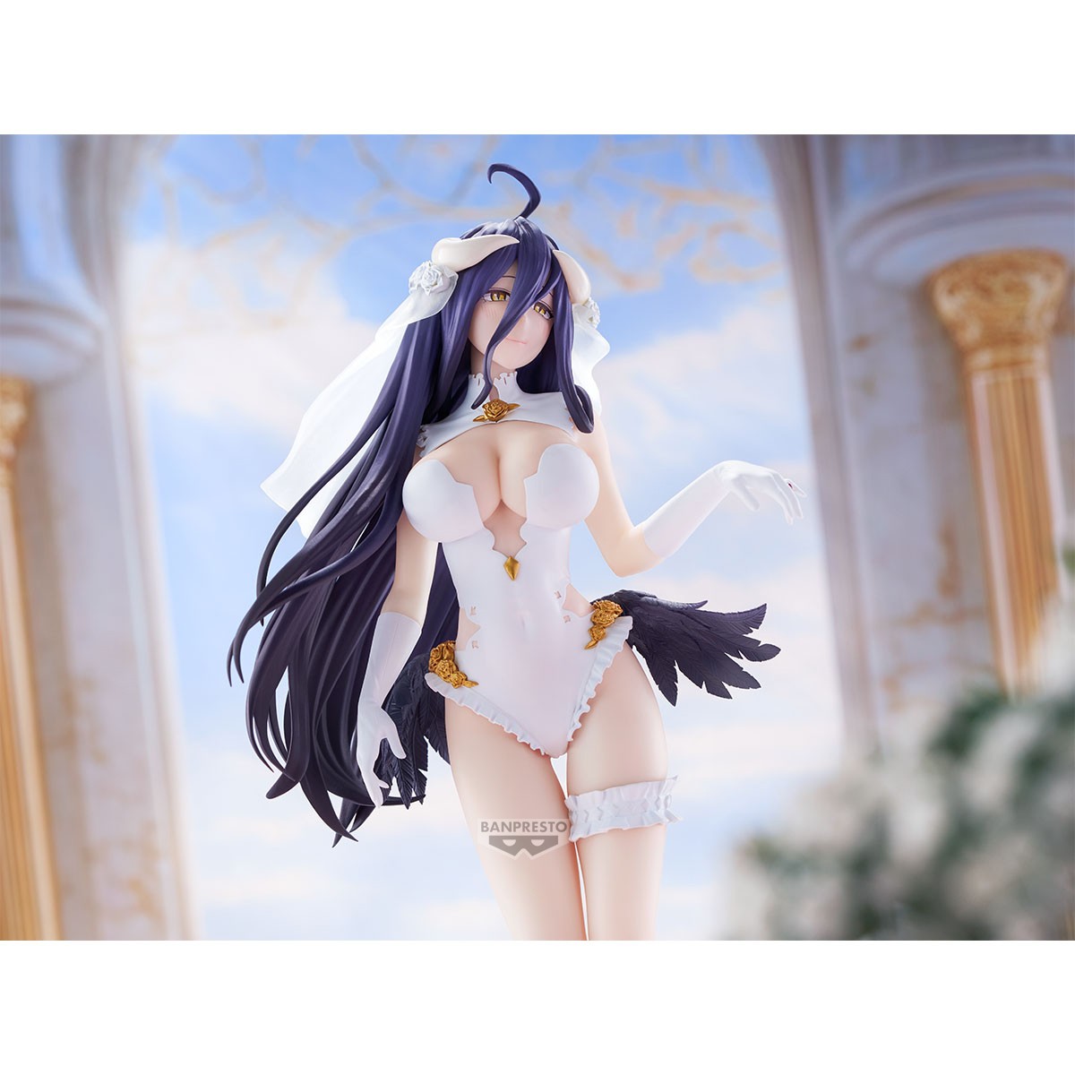 OVERLORD : Figurine Albedo Wedding - Glitter & Glamours