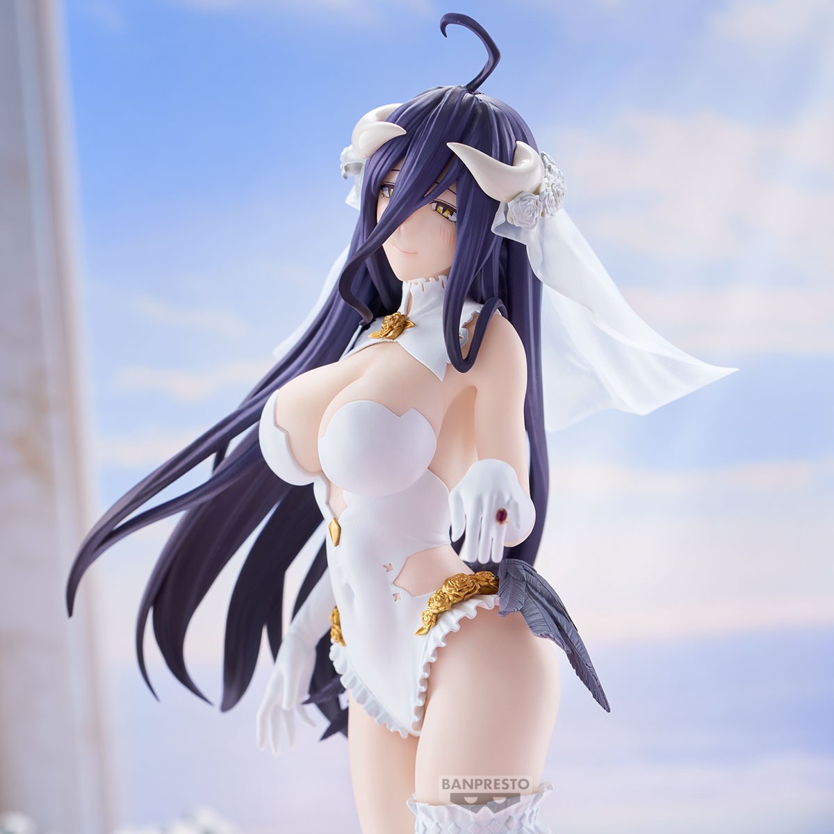 OVERLORD : Figurine Albedo Wedding - Glitter & Glamours