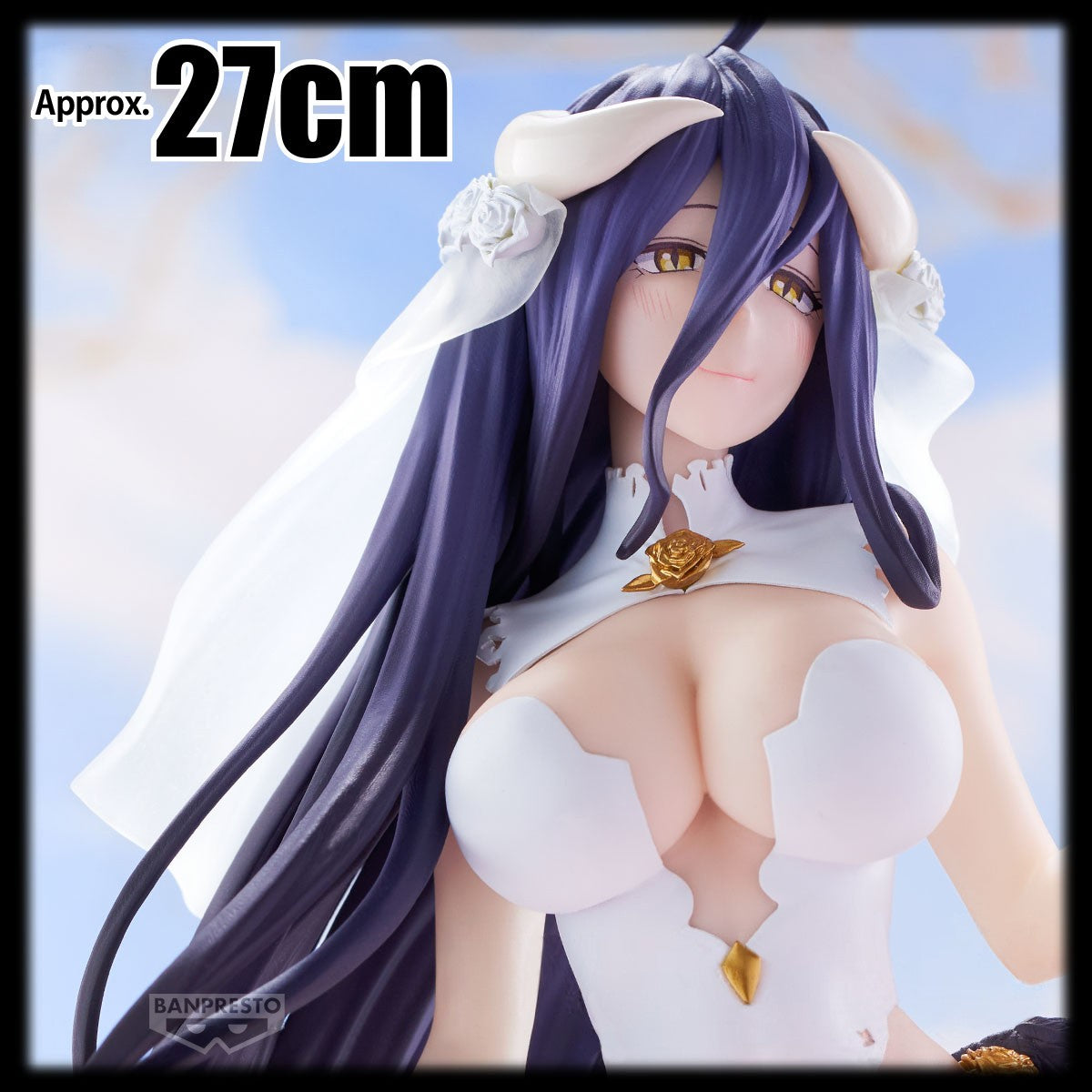 OVERLORD : Figurine Albedo Wedding - Glitter & Glamours