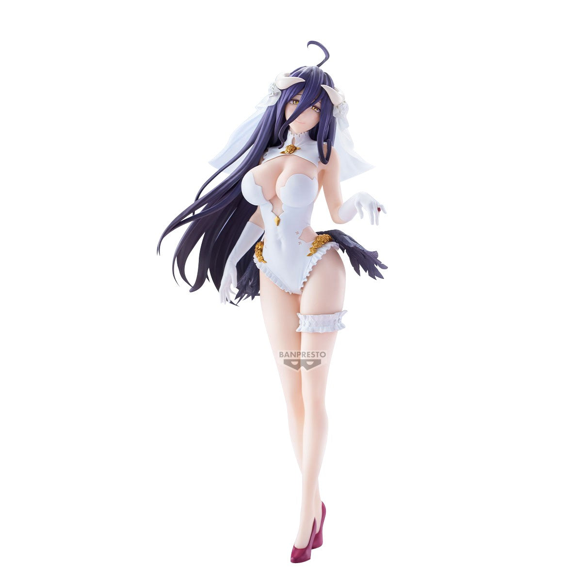 OVERLORD : Figurine Albedo Wedding - Glitter & Glamours