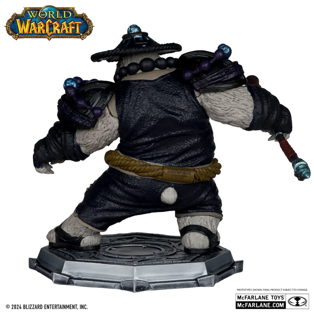 World of Warcraft Pack 2 figurines 1/12 Dwarf Hunter: Beast Master & Pandaren: Monk (Gold Label) 15 cm - Geeky Owl