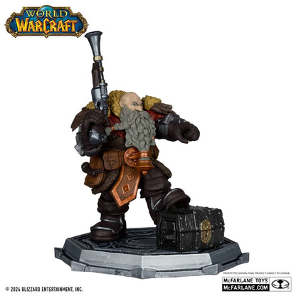 World of Warcraft Pack 2 figurines 1/12 Dwarf Hunter: Beast Master & Pandaren: Monk (Gold Label) 15 cm - Geeky Owl