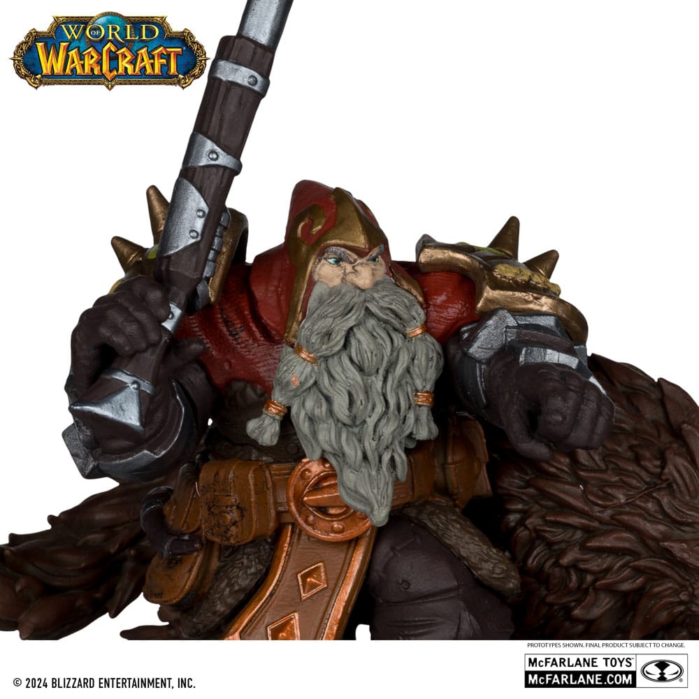 World of Warcraft Pack 2 figurines 1/12 Dwarf Hunter: Beast Master & Pandaren: Monk (Gold Label) 15 cm - Geeky Owl
