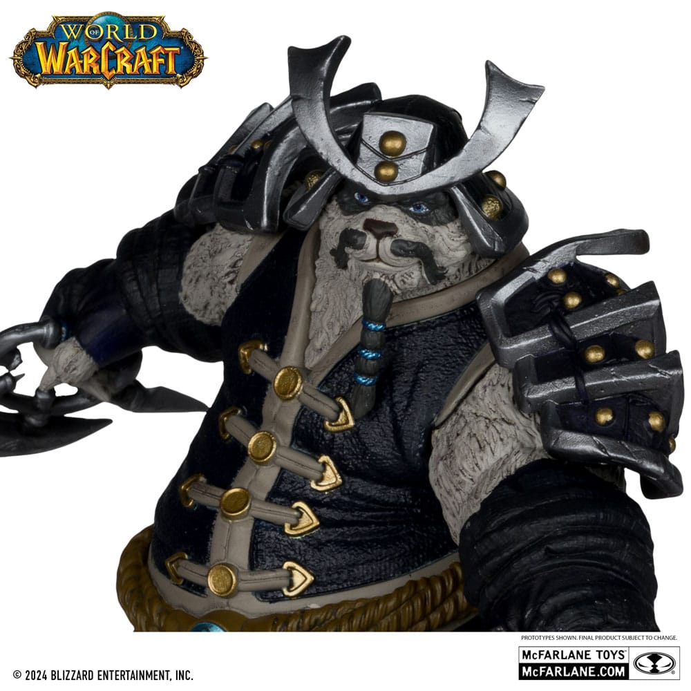 World of Warcraft Pack 2 figurines 1/12 Dwarf Hunter: Beast Master & Pandaren: Monk (Gold Label) 15 cm - Geeky Owl