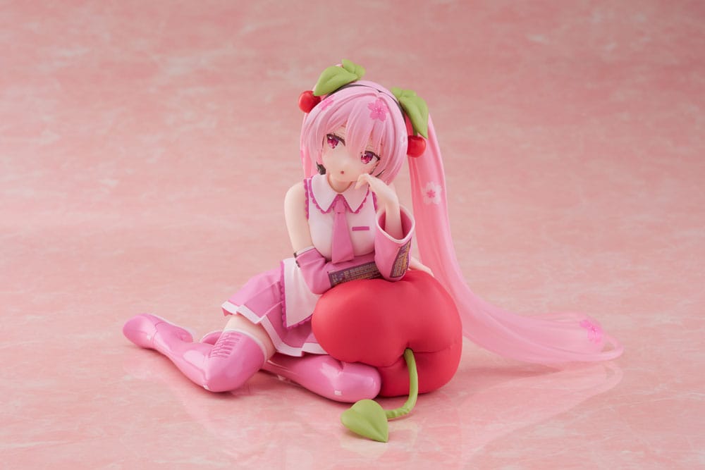 Hatsune Miku Figurine Sakura Miku Cherry Cushion