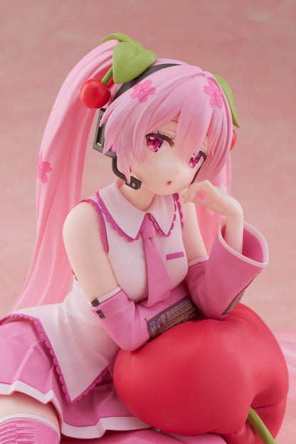 Hatsune Miku Figurine Sakura Miku Cherry Cushion
