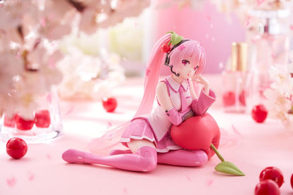 Hatsune Miku Figurine Sakura Miku Cherry Cushion