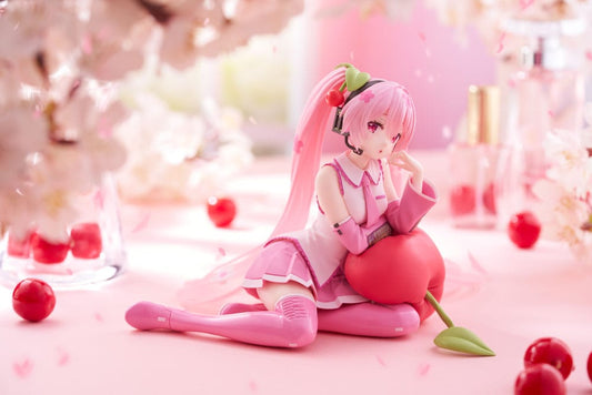 Hatsune Miku Figurine Sakura Miku Cherry Cushion