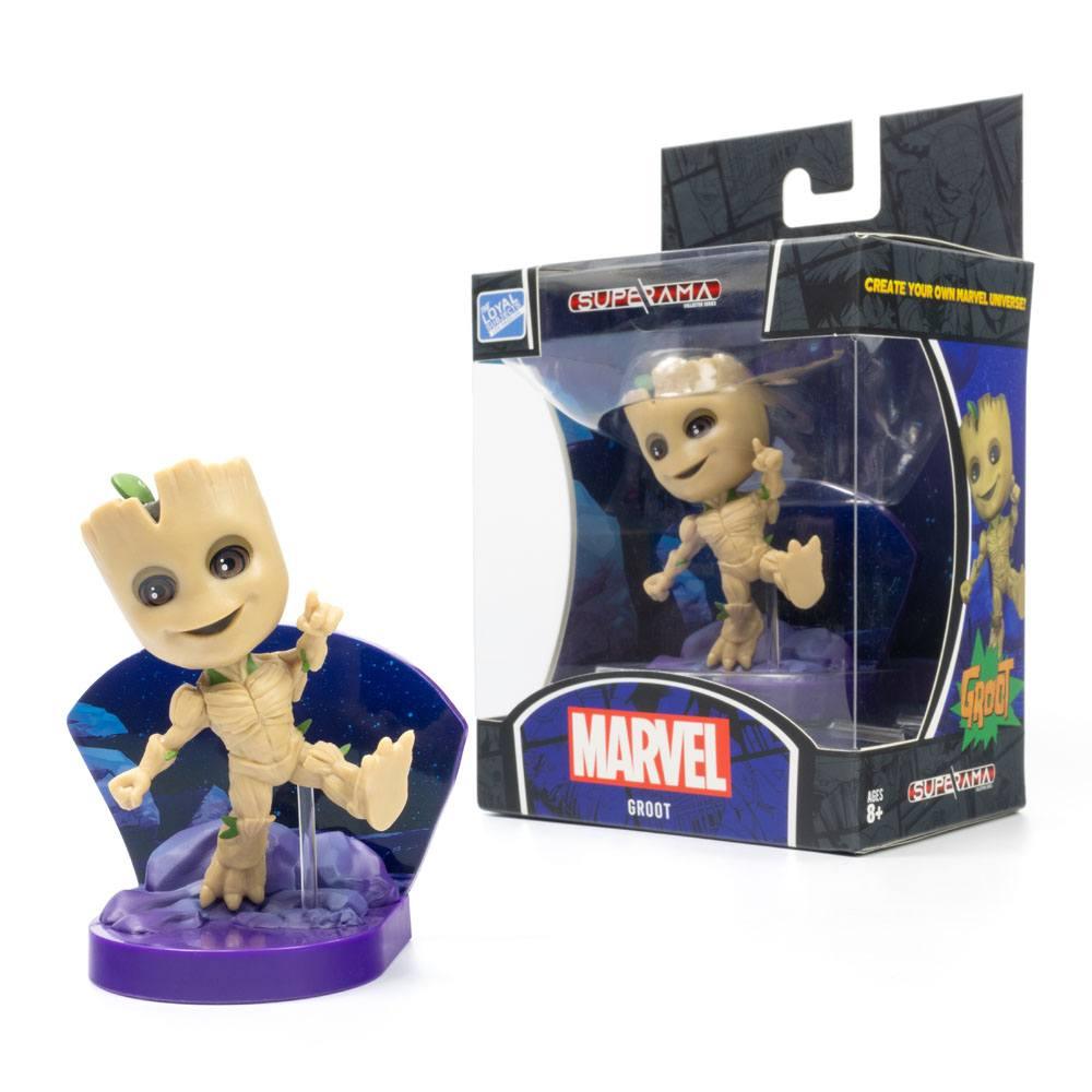 Marvel - Figurine Groot - Mini-Diorama Superama - Geeky Owl